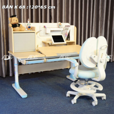 BÀN HỌC THÔNG MINH ADC KIDS K68 — GIÚP TRẺ NGỒI ĐÚNG TƯ THẾ, THẮP SÁNG NIỀM ĐAM MÊ HỌC TẬP